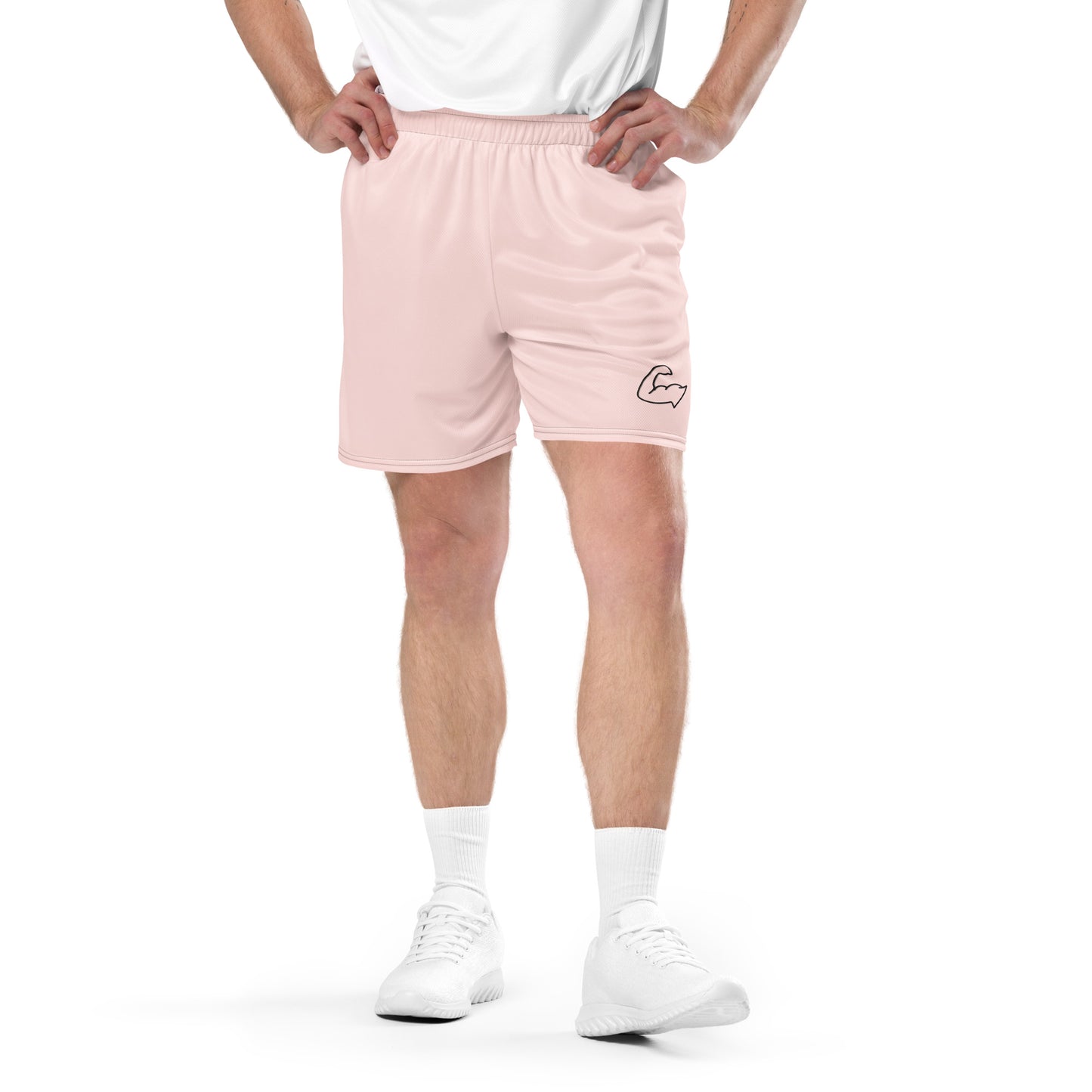 Salmon Unisex mesh Shorts