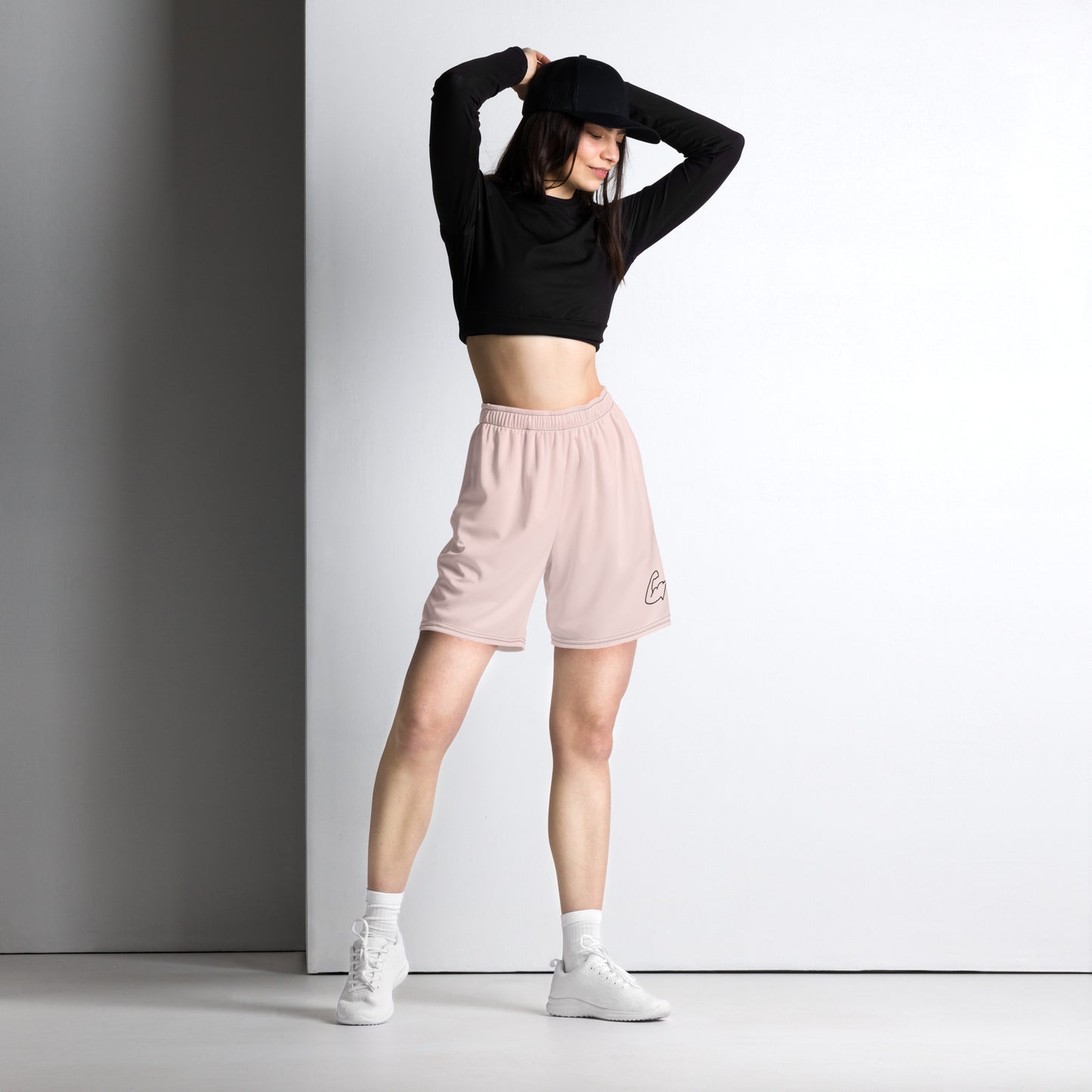 Salmon Unisex mesh Shorts