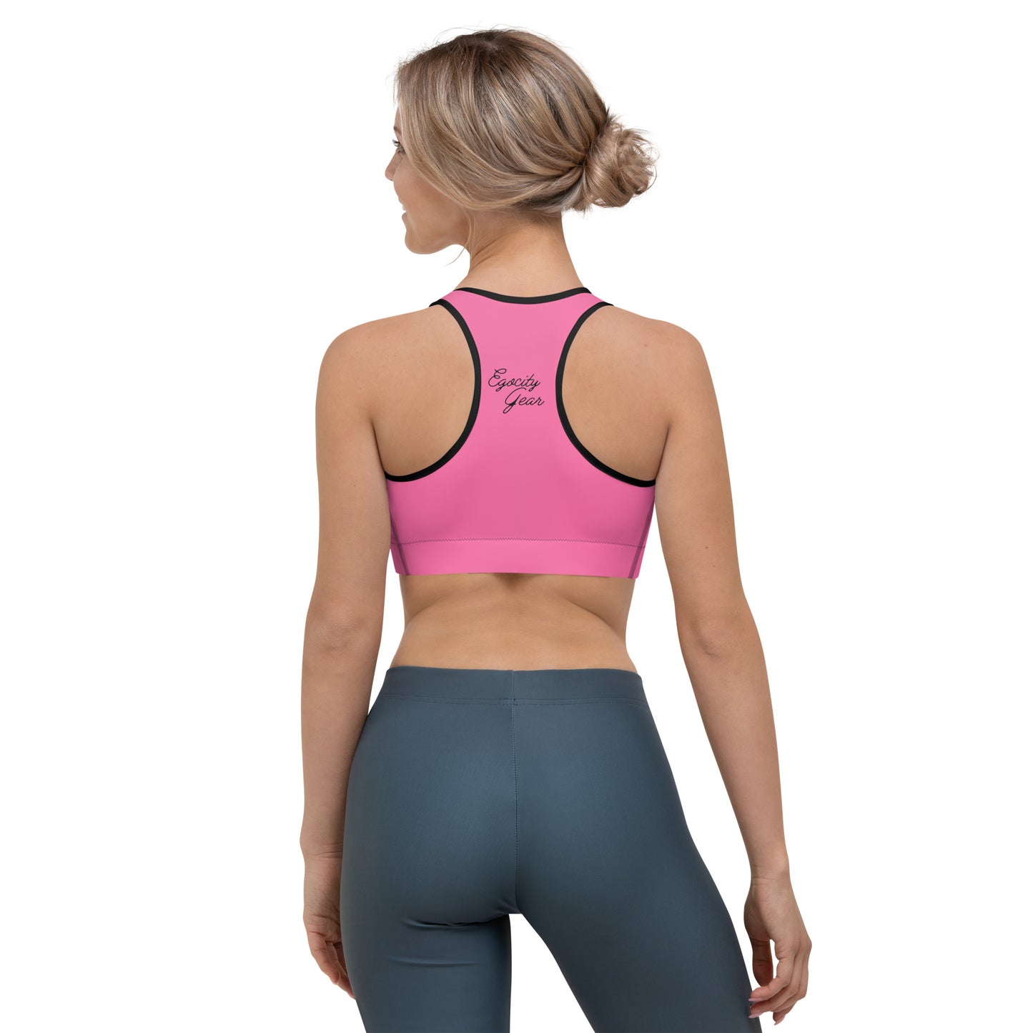 Pink Sports bra