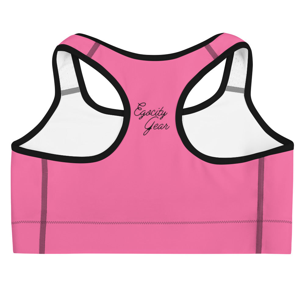 Pink Sports bra