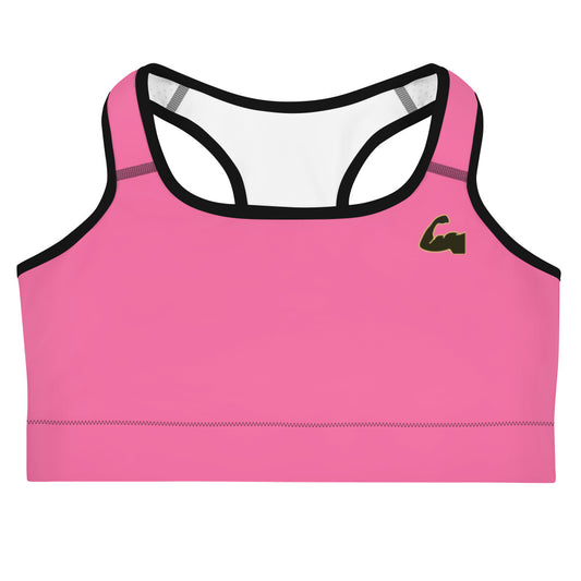 Pink Sports bra